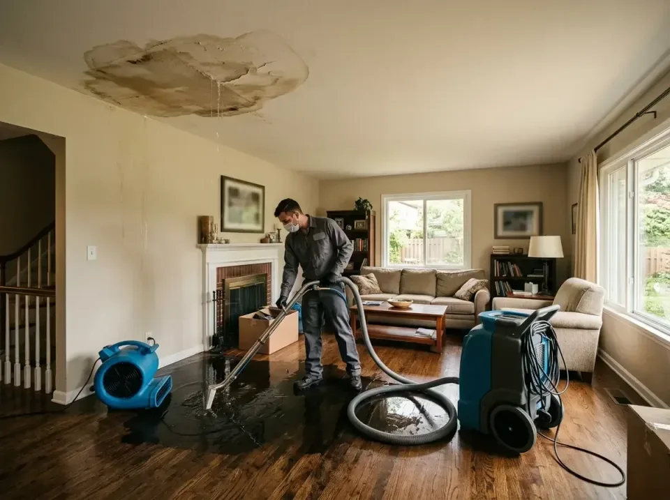 attic-pipe-burst-ceiling-drip-008 — frequently asked questions, Water Damage Restoration & Carpet Care in Oxford, MS